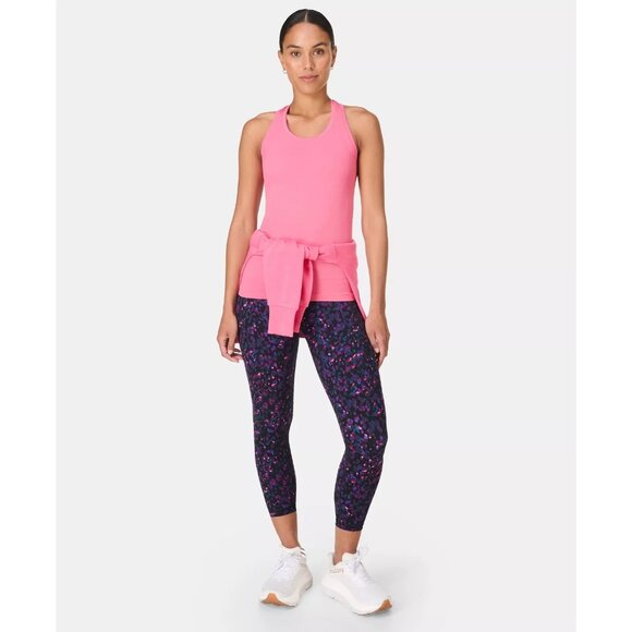 🆕SWEATY BETTY Power 7/8 Workout Leggings Dab Print Small - Picture 3 of 13